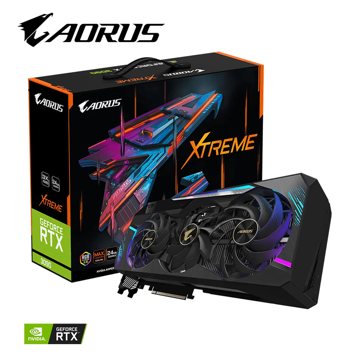 کارت گرافیک گیگابایت Gigabyte AORUS GeForce RTX 3090 XTREME 24G